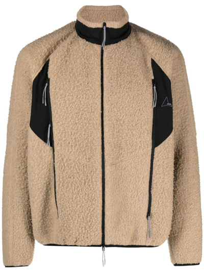 Roa Brown Polar Fleece Zip-up Jacket