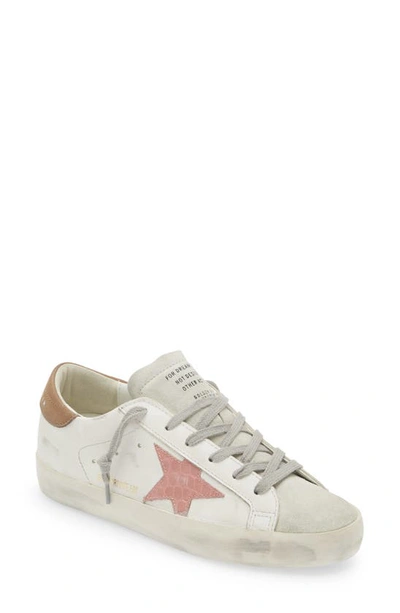 Golden Goose Super-star Low Top Sneaker In White Multi