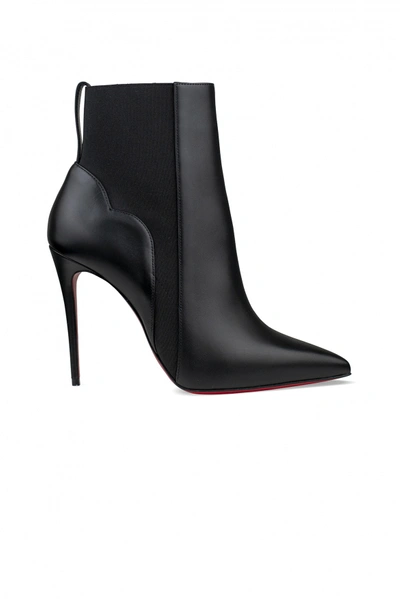 Christian Louboutin Black Chick Chelsea Boots In Bk01 Black