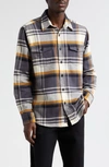 NOAH HEAVYWEIGHT PLAID FLANNEL BUTTON-UP SHIRT