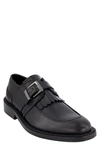 Karl Lagerfeld Monk Strap Kiltie Loafer In Black