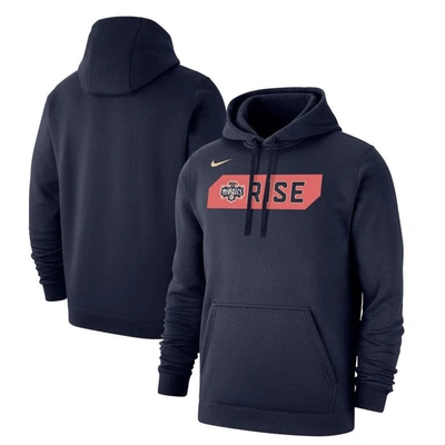 Nike Men's  Navy Washington Mystics Rebel Edition Club Fleece Pullover Hoodie
