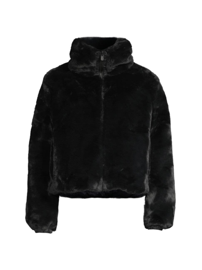 Save The Duck Women's Jeon Faux Fur Jacket In Black