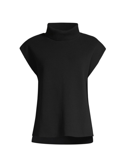 Ginger & Smart Women's Cosmos Cap-sleeve Cotton Top In Black