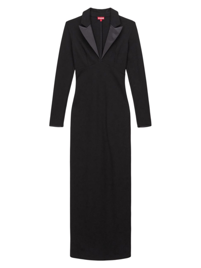 Staud Women's Humboldt Maxi Shirt Dress In Black