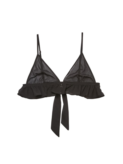 FLEUR DU MAL WOMEN'S FLUTTER SILK-BLEND BRA