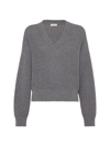 BRUNELLO CUCINELLI WOMEN'S DAZZLING & SPARKLING WAFFLE STITCH SWEATER IN CASHMERE AND WOOL