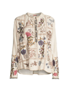 JOHNNY WAS WOMEN'S MABEL FLORAL-EMBROIDERED BLOUSE