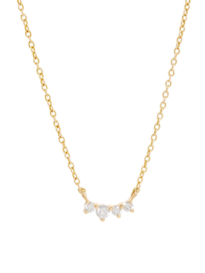 Brook & York Women's Elle 14k Yellow Gold & 0.14 Tcw Lab-grown Diamond Pendant Necklace