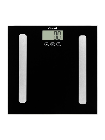 Escali Body Analyzing Bathroom Scale In Black