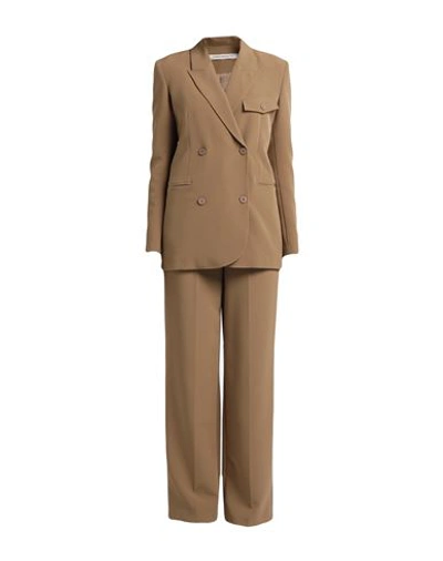 Hinnominate Woman Suit Camel Size Xxs Polyester, Elastane In Beige