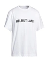 HELMUT LANG HELMUT LANG MAN T-SHIRT WHITE SIZE M COTTON