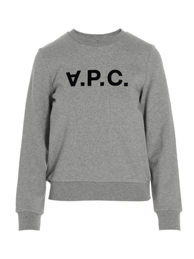 Apc Viva Sweatshirt In Grey