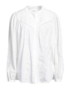 Isabel Marant Étoile Marant Étoile Woman Shirt White Size 2 Cotton, Linen, Viscose