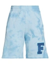 Freddy Woman Shorts & Bermuda Shorts Sky Blue Size M Cotton In Blue