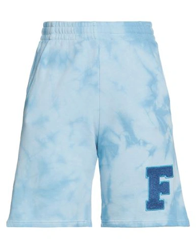 Freddy Woman Shorts & Bermuda Shorts Sky Blue Size S Cotton