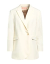 Jjxx By Jack & Jones Woman Blazer Cream Size M Recycled Polyester, Viscose, Elastane In White