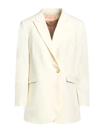 Jjxx By Jack & Jones Woman Blazer Cream Size M Recycled Polyester, Viscose, Elastane In White