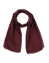 Ferragamo Woman Scarf Burgundy Size - Cashmere, Silk In Red