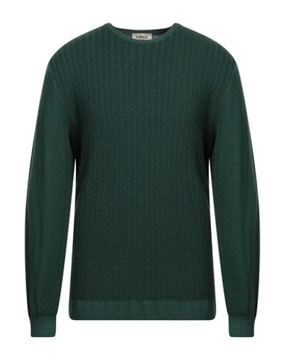 Heritage Man Sweater Green Size 48 Virgin Wool