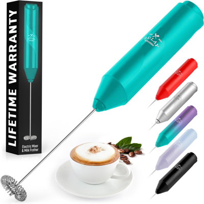 Zulay Kitchen Frothmate Powerful Milk Frother For Coffee In Blue