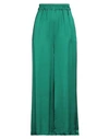 Croche Crochè Woman Pants Green Size S Viscose In Green