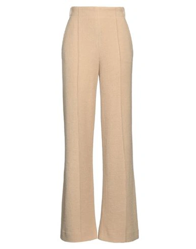 Chloé Woman Pants Beige Size 8 Virgin Wool