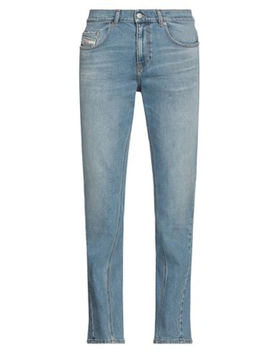 Diesel Man Jeans Blue Size 34w-30l Cotton, Hemp, Elastane