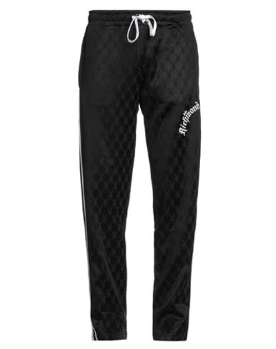 John Richmond X Playboy Man Pants Black Size L Cotton, Viscose, Polyester, Elastane