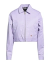Dickies Woman Jacket Lilac Size S Polyester, Cotton In Purple