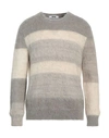 Mauro Grifoni Grifoni Man Sweater Grey Size 40 Polyamide, Alpaca Wool, Mohair Wool