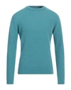 Wool & Co Man Sweater Pastel Blue Size M Wool, Polyamide