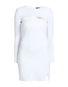 Elisabetta Franchi Woman Mini Dress White Size 4 Polyamide, Elastane, Polyester In White