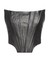 Giuseppe Di Morabito Woman Top Black Size 6 Lambskin