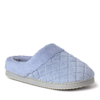 Dearfoams Libby Quilted Terry Clog Slipper In Purple