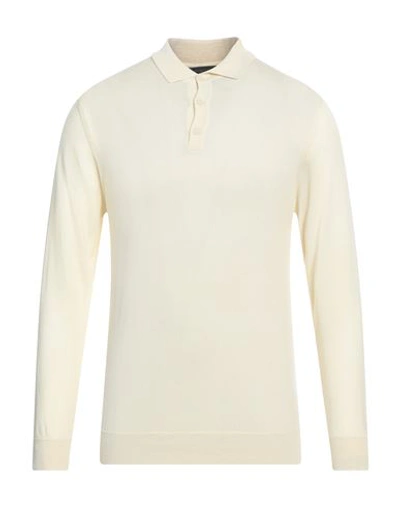 Daniele Fiesoli Man Sweater Cream Size 3xl Merino Wool In White