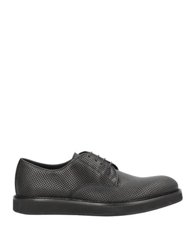 Attimonelli's Man Lace-up Shoes Black Size 7 Soft Leather