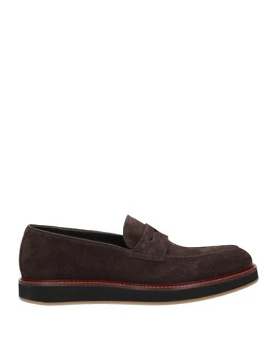 Attimonelli's Man Loafers Dark Brown Size 10 Soft Leather
