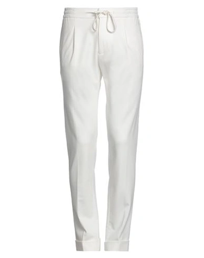 Paolo Pecora Man Pants Off White Size 30 Viscose, Polyamide, Elastane