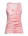 Majestic Filatures Woman Tank Top Magenta Size 3 Cotton In Magenta