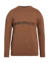 Hinnominate Man Sweater Brown Size M Wool, Acrylic