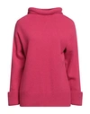 Federica Tosi Woman Sweater Magenta Size 4 Virgin Wool, Cashmere