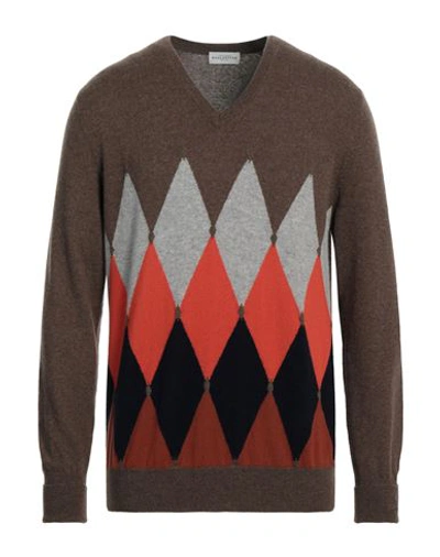 Ballantyne Man Sweater Brown Size 44 Cashmere