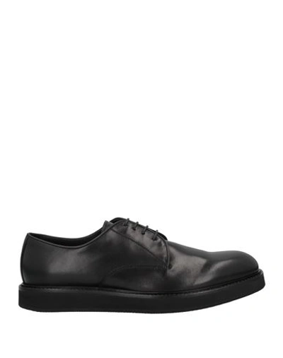 Attimonelli's Man Lace-up Shoes Black Size 11 Calfskin