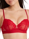 B.tempt'd By Wacoal Opening Act Lace Bra In Haute Red