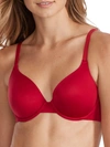 B.tempt'd By Wacoal Future Foundations T-shirt Bra In Haute Red