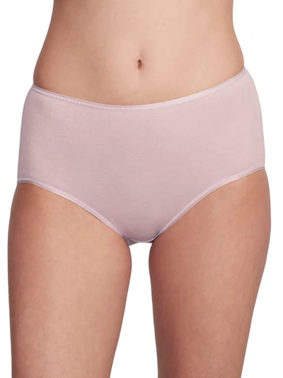 Hanro Cotton Seamless Maxi Briefs In Lupine Love