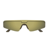 Balenciaga Eyewear Ski Rectangle Frame Sunglasses In Marrone