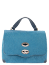 Zanellato Designer Handbags Postina My Little Pony - Baby Handbag In Light Blue