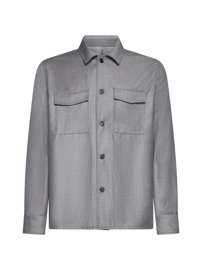 Low Brand Shirt In Taupe